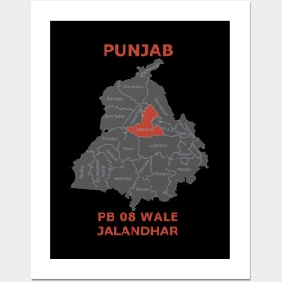 PB 08 Wale Jalandhar Posters and Art